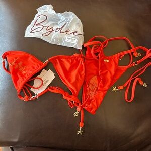 Bydee red bikini size small